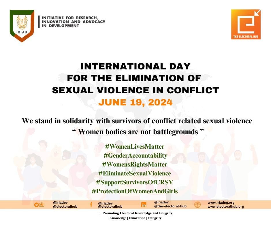 International Day For The Elimination Of Sexual Violence In Conflict