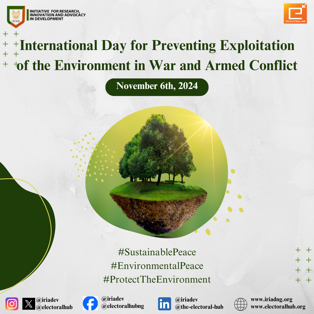 International Day for Preventing the Exploitation of the Environment in War and Armed Conflict 2024