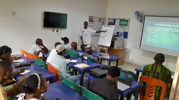 Volunteers Training held by The Electoral Hub on Thursday, May 16, 2024.