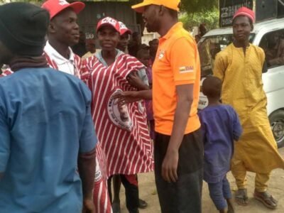 EVIC at a gathering in Kano