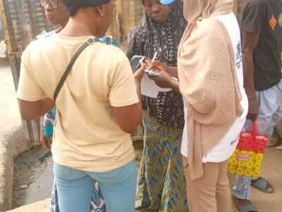 street engagement at surulere