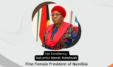 Congratulates Her Excellency, Netumbo Nandi-Ndaitwah,