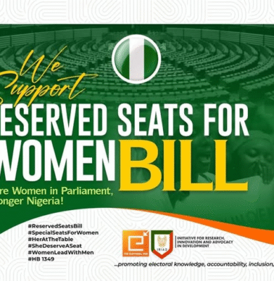 Reserved Seats for Women Bill