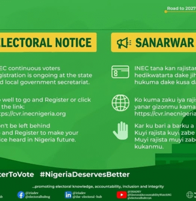 Continuous Voter Registration!