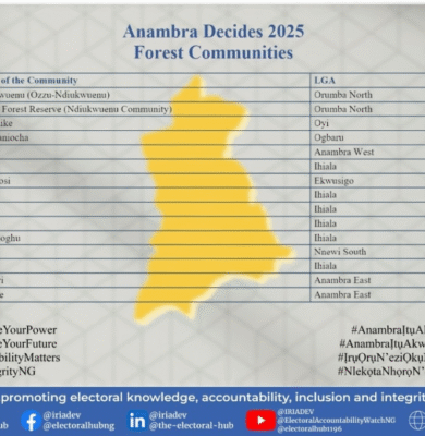 Anambra Decides 2025 Forest Communities