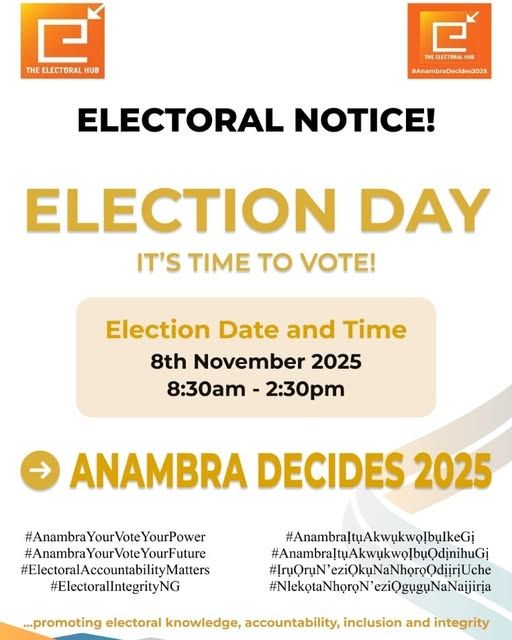Anambra Decides 2025 Election Day.